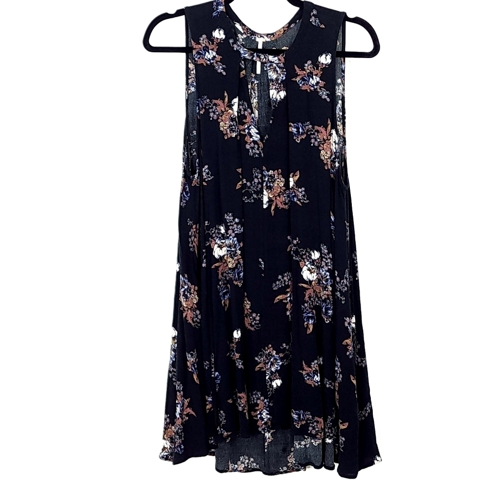 Free People Printed Snap Out Of It Rayon Dress / tunic size Medium - Picture 9 of 12